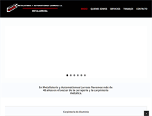 Tablet Screenshot of metalarrosa.com
